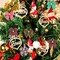 60pcs Mini Ribbon Bows with Pearl Flower Appliques – DIY Craft Supplies for Sewing, Scrapbooking, Wedding, Gift, and Christmas Decorations (Red & Green Plaid)